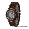 Skeleton Watch Automatic Wooden Watch Luxury Wooden Watch Factory Wholealse Watches